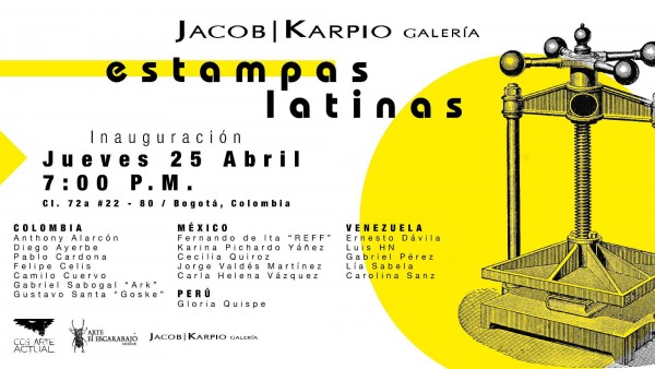El arte emergente de Venezuela, Colombia, México y Perú dialoga a través de la gráfica en Bogotá