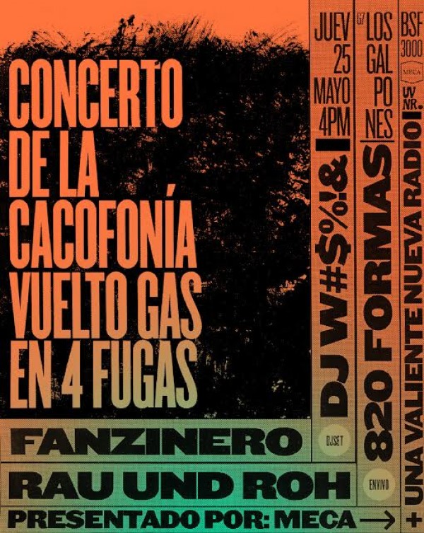 “Concerto de la cacofonía vuelto gas en 4 fugas”