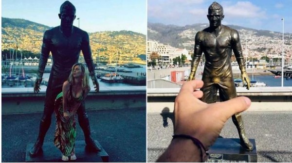 La parte de la estatua de Cristiano Ronaldo que “ha conquistado” a los turistas
