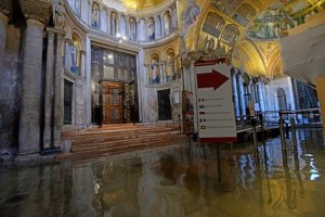 La inundación en la Basílica San Marco