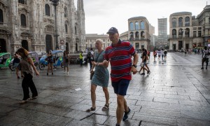 Caldo e piogge spaccano l&#039;Italia