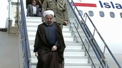 Rouhani y Castro llegan a Venezuela para participar en la XVII Cumbre del Mnoal