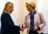 Meloni e von der Leyen