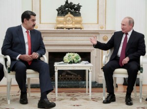 Putin en reunión con Maduro en el Kremlin en Moscú