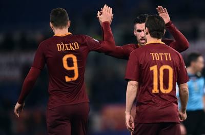 La Roma supera 4-0 la Fiorentina all&#039;Olimpico