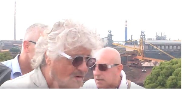 Beppe Grillo e Ilva = archeologia industriale e detta le regole ai suoi