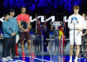  Jannik Sinner vincitore agli Australian Open, dopo aver sconfitto Zverev