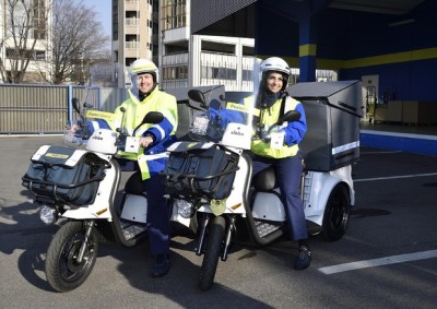 Poste: a Milano primi 50 tricicli elettrici per le consegne