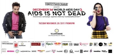 Roma - ContestaRockHair  e Lila per AIDS IS NOT DEAD