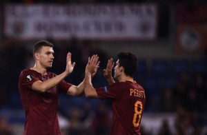 Alla Roma basta Dzeko, 1-0 e Cagliari ko