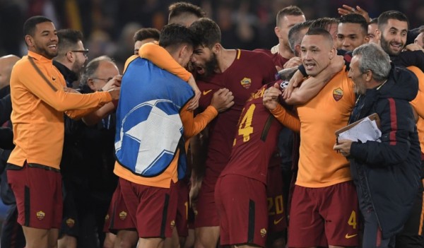 Roma remontó y eliminó al Barcelona de la Champions 3-0