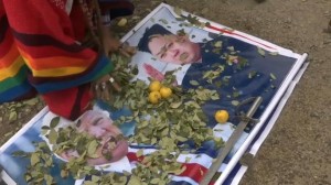 Peruvian shamans dance for peace