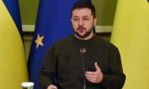 Volodymyr Zelenzky, è arrivato nel Regno Unito
