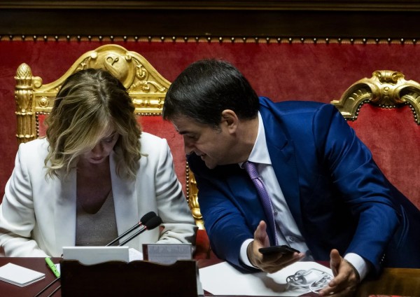 Giorgia Meloni - Raffaele Fitto cabina regia Pnrr