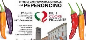 Rieti Cuore Piccante, il peperoncino si gusta nel cuore del Centro – 29 ago / 2 sett