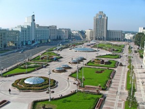 Minsk la capitale della Bielorussia
