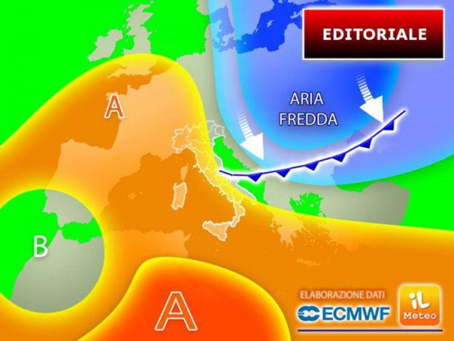 In settimana in arrivo altro freddo dai Balcani