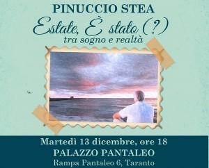 Taranto – Presentazione di «Estate, è stato(?)» libro di novelle di Pinuccio Stea