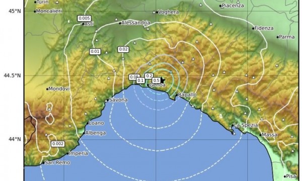 L&#039;epicentro del terremoto