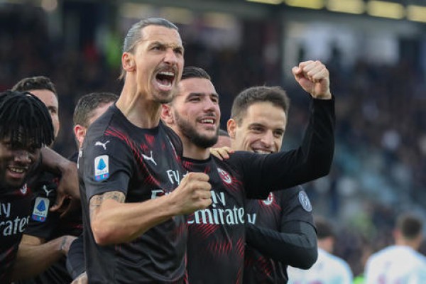 Gana Milan, gol de Zlatan