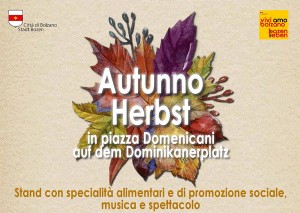 Bolzano - Autunno in piazza Domenicani