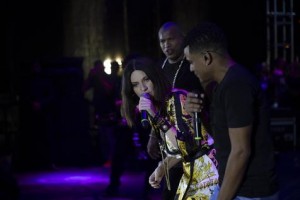 La cantante italiana Laura Pausini, concierto en La Habana ante 250 mil personas