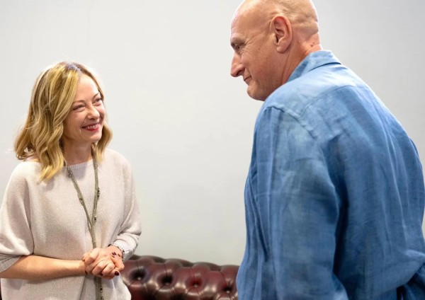 Giorgia Meloni e Chico Forti