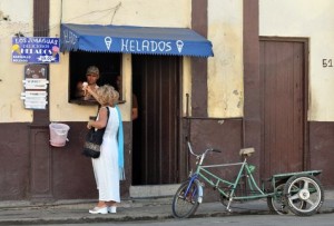 Heladería privada en La Habana