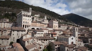 Gubbio dal drone
