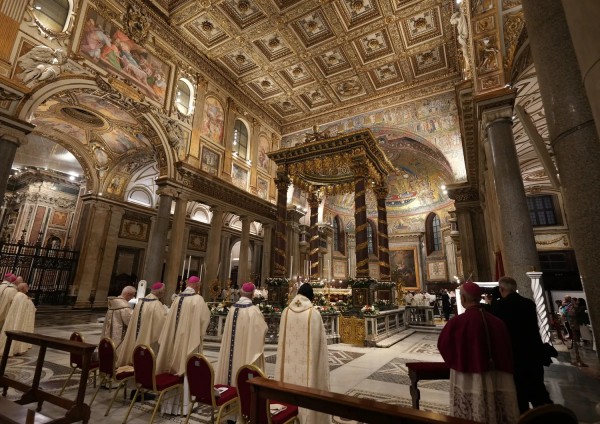  L&#039;omelia a Santa Maria Maggiore dopo l&#039;apertura della Porta Santa