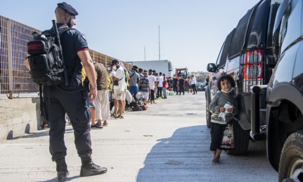  L&#039;hotspot di Lampedusa