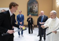  Jannik Sinner da Papa Leone XIV