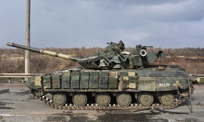 Un carro armato a Kherson