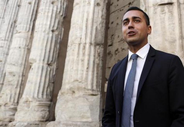 Luigi Di Maio lider MoVimiento 5 Estrellas  Ministro de Exteriores de Italia