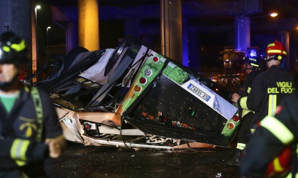 Strage di Mestre: recuperata la scatola nera del bus precipitato