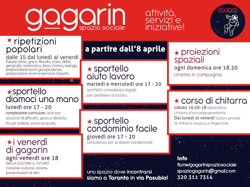 gagarin graficaattivita