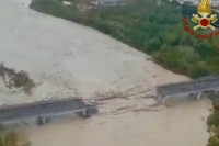 Il ponte crollato il 2 aprile 2026 in Molise 