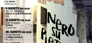 Nero su Pietra: Crist&ograve; Chiapparino presenta  &ldquo;La carne&rdquo;- 19 luglio