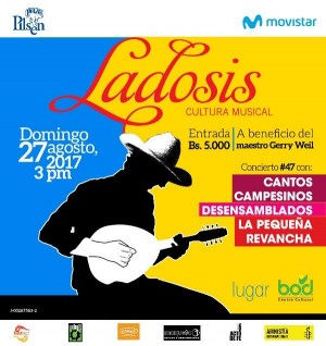 Concierto Ladosis #47 A beneficio del maestro Gerry Weil