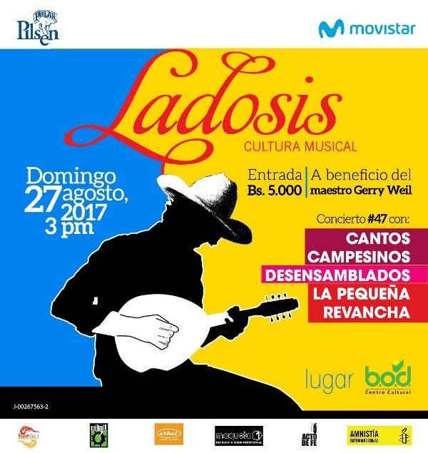 Concierto Ladosis #47 A beneficio del maestro Gerry Weil