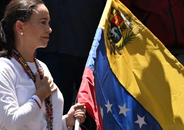 Maria Corina Machado leader dell&#039;opposizione venezuelana Premio Nobel per la Pace 2025