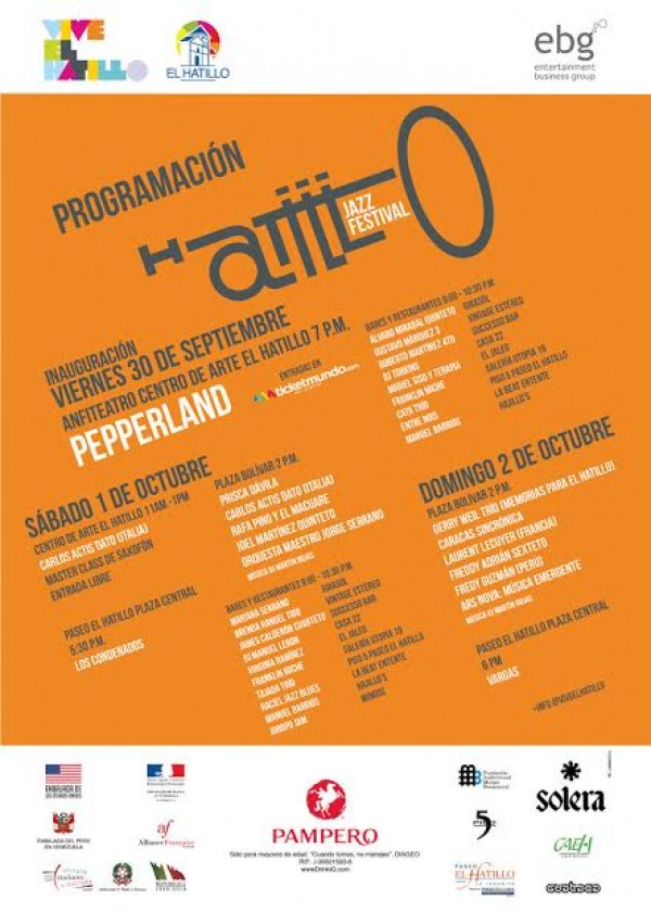 26 artistas sonar&aacute;n durante los 3 d&iacute;as de El Hatillo Jazz Festival
