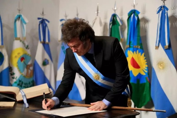 il presidente argentino Javier Milei 