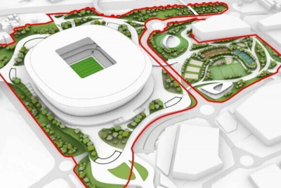 pianta stadio roma pietralata