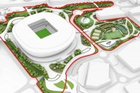 pianta stadio roma pietralata