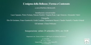 L&rsquo;enigma della Bellezza | Forma e Contenuto Evento espositivo a cura di Barbara Martusciello