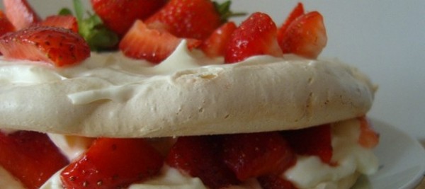 Receta para hacer un Merengon de Fresa