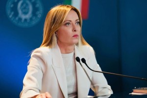  Il presidente del Consiglio Giorgia Meloni