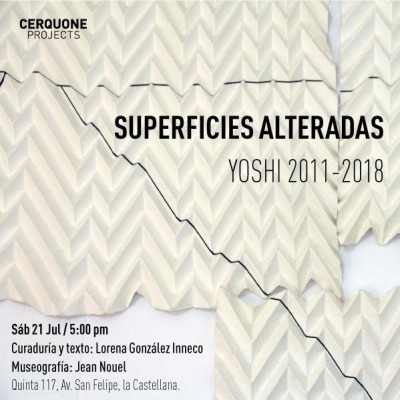 Superficies Alteradas de Yoshi toman los espacios de Cerquone Projects