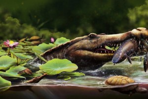 Ricostruzione della vita di Wadisuchus kassabi